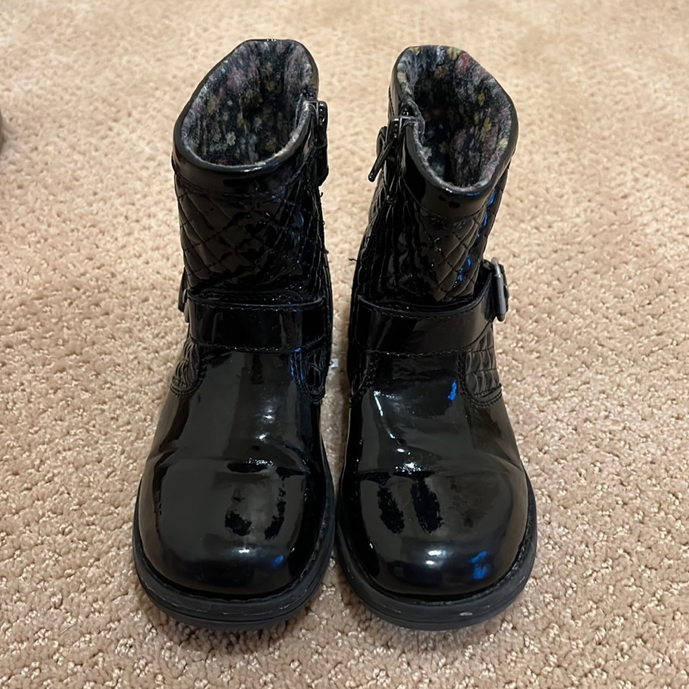 Primigi patent leather boots.